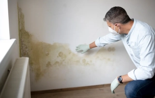 Certified mold inspector conducting professional mold inspection inside Memphis, TN home
